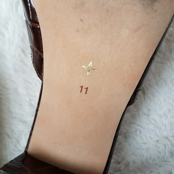 Tuckernuck Croc Embossed Hollis Slingback Flats - Picture 6 of 10